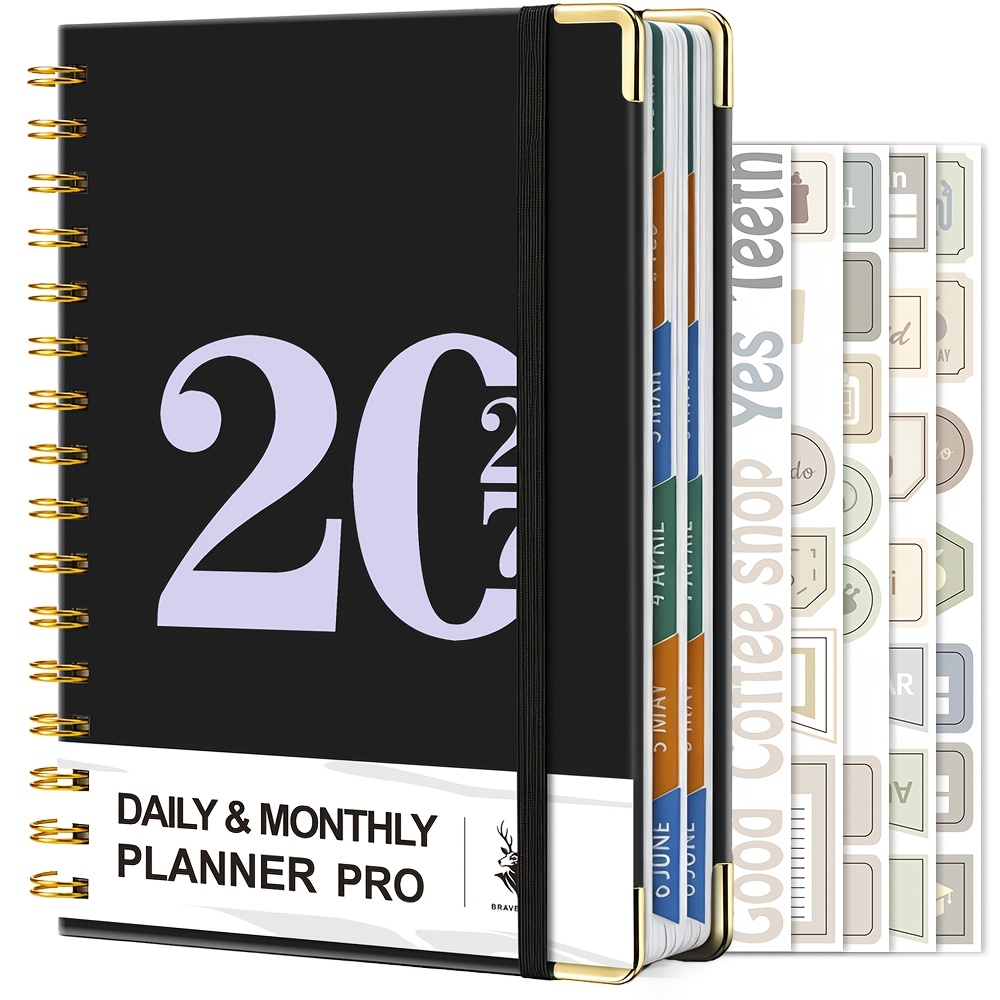 Planned Parenthood - สมุดแพลนเนอร์รายวันแบบห่วง 2027 400 หน้า พร้อมปฏิทินรายสัปดาห์และรายเดือน พร้อมสติกเกอร์ตกแต่ง