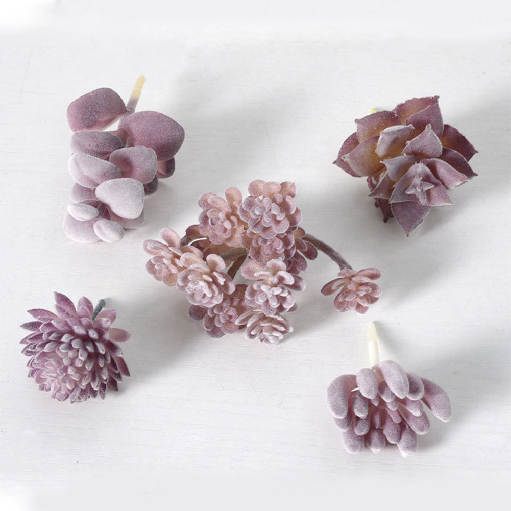 Succulent Arrangement Mini - กระถางต้นไม้จิ๋วสวยงามสำหรับจัดวางต้นไม้ประดับตกแต่งบ้าน/สำนักงาน พร้อมระบบระบายน้ำ กระถางทรงกลมสำหรับปลูกต้นไม้จริง