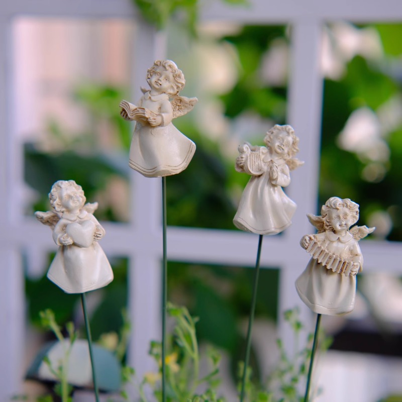 Succulent Arrangement Mini - Angel Flower Arranger สําหรับ Succulents เรซิ่น