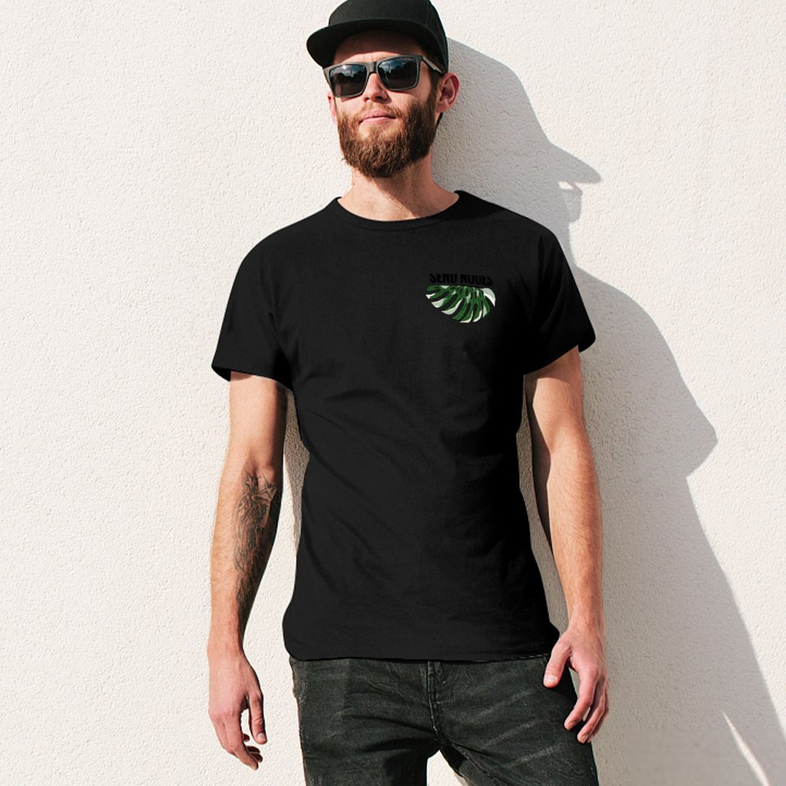 เสื้อยืดลายใบมอนสเตอร่าหลากสี  - Variegated Monstera Node บทวิจารณ์และราคา