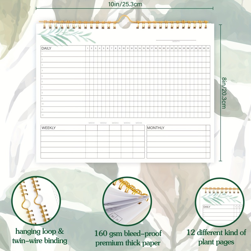 1 PC Habit Tracker ปฏิทิน To D - Planned Parenthood บทวิจารณ์และราคา